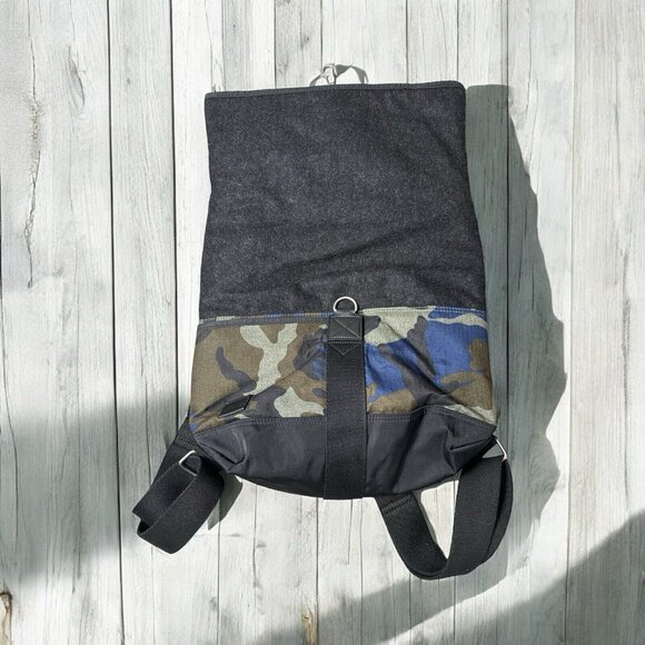 TOMS Green Camo Herringbone Discover Backpack